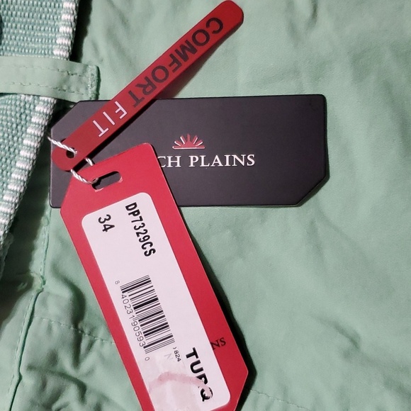 Ditch plains by Ricky Singh mint green cotton belted flat front shorts nwt - Picture 2 of 7